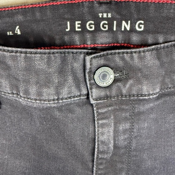 White House Black Market Denim - White House Black Market Size 4 Jegging Black Stretch Skinny Pants Workwear
